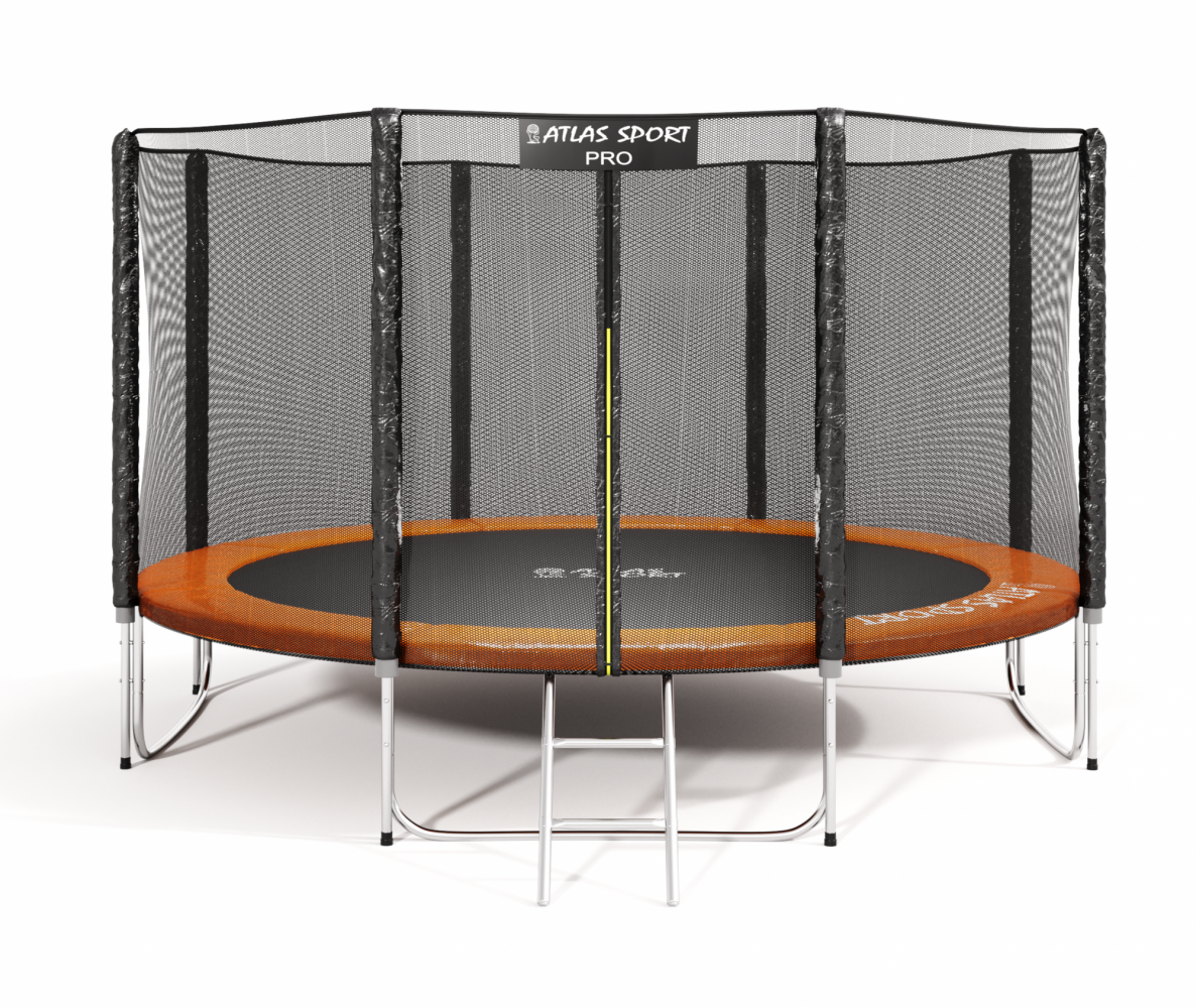 Батут Atlas Sport 374 см - 12ft PRO (усиленные опоры) - фото1 Батут Atlas Sport 374 см - 12ft PRO (усиленные опоры) - фото1