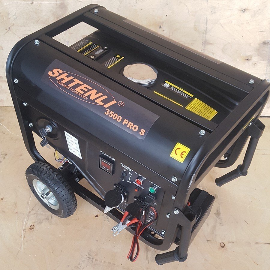 Генератор бензиновый Shtenli PRO 3500-S (2,8 кВт) две розетки 220В - фото2 Генератор бензиновый Shtenli PRO 3500-S (2,8 кВт) две розетки 220В - фото2