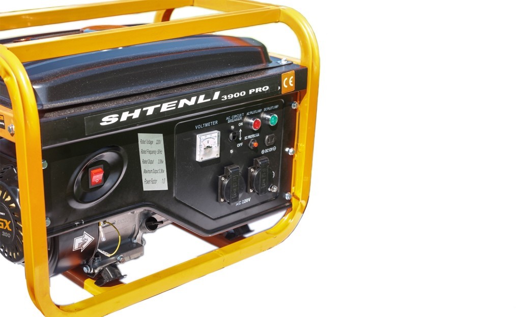 Генератор бензиновый Shtenli PRO 3900 (3,3 кВт) две розетки 220В - фото1 Генератор бензиновый Shtenli PRO 3900 (3,3 кВт) две розетки 220В - фото1