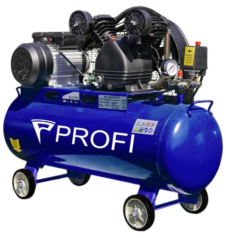 Компрессор Profi 80-2 BELT PRO - фото2